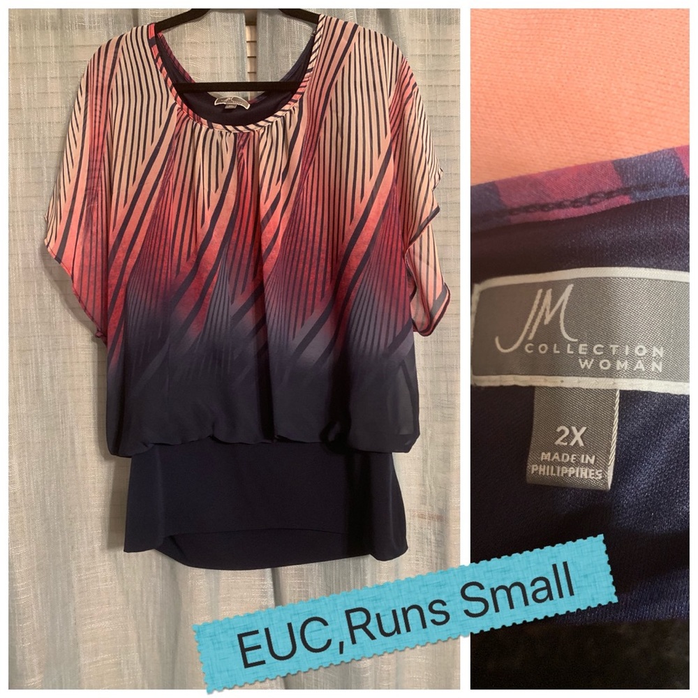 EUC Muilt-Color Blouse